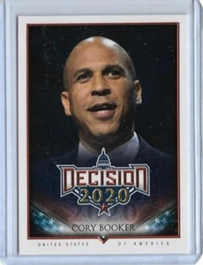 AWESOME 2020 DECISION ~ CORY BOOKER CARD #375 ~ NEW JERSEY ~ MULTIPLES - Picture 1 of 2