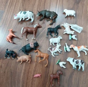 VINTAGE toy FARM animals HONG KONG - Collection 2 - Picture 1 of 11
