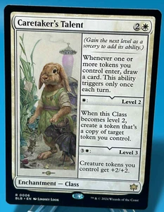 Caretaker's Talent Bloomburrow Regular LP MTG Magic The Gathering #2 - Picture 1 of 2