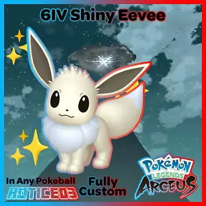 Shiny Eevee / Alpha Max Stat ✨ Pokemon Legends: Arceus Commercio veloce di Pokémon 🙂 - Foto 1 di 4