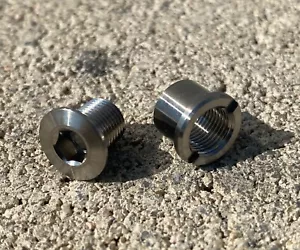 Titanium Chainring Bolt and Nut For Single or Double Crankset Road Mountain Bike - Picture 1 of 3