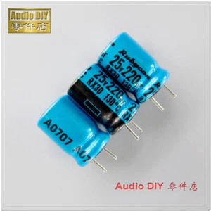 Rubycon RX30 series 220uF/25V220uF High temperature 130℃ Audio Capacitor 8x11.5 - Picture 1 of 3