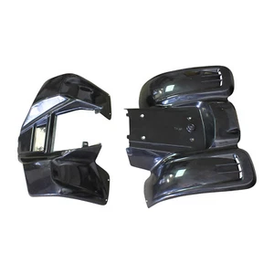 Kazuma Meerkat Front and Rear Fender Set Plastic Redcat 50CC ATV BLACK - Picture 1 of 4