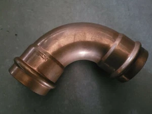 FRABO 9002  CURVA 90° FF DIAMETRO 54 RACCORDO RAME PRESSARE  - Foto 1 di 1