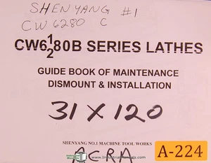 Tornos Acra CW6 1/2 80B serie, mantenimiento desmontaje e instalación manual - Imagen 1 de 1