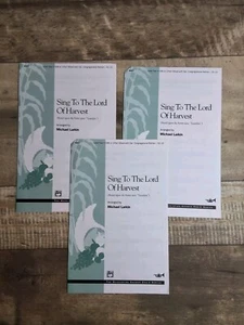 Menge 3 Sing to the Lord of the Harvest SAB Chornoten Michael Larkin - Bild 1 von 13