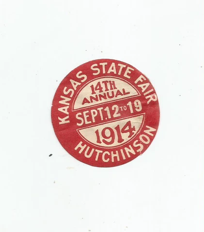 kansas state fair 1914 cinderella stamp Cover