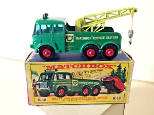 Matchbox by Lesney King Size K-12a Foden Breakdown Wreck Truck 1963 mit E- OVP - Bild 1 von 14