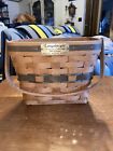 Longaberger 1989 Christmas Collection Holiday Memory Basket (green)