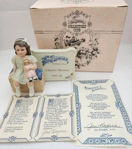 Jan Hagara Jan At Age 4 Charter Member Figurine Plaque #2014 Limited Edition - Picture 1 of 8