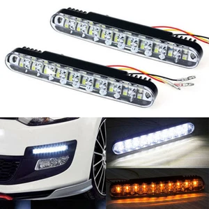 2X 30 LED Car Daytime Running Light DRL Driving Daylight Kit +Turn Signal 12V DC - Picture 1 of 5
