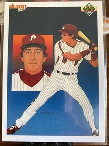 VON HAYES Collector’s Choice 1990 Upper Deck Philadelphia Phillies #7