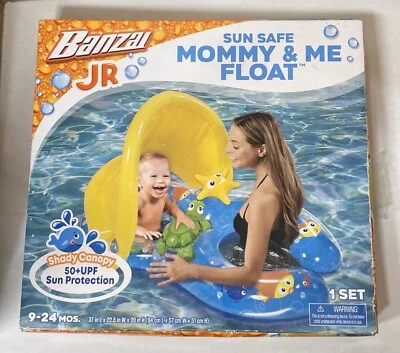 Banzai JR "Sun Safe" Mommy And Me Baby Float NEW- OPEN box - Image 1 of 3