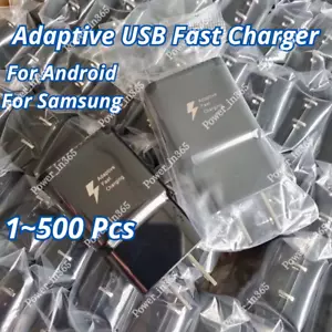 For Android Samsung USB Wall Charger Fast Adapter Block Charging Cube Brick Lot - Picture 1 of 11