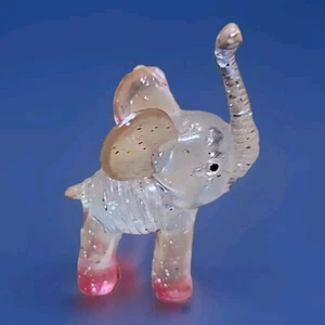 3" Vintage Lucite Carnival Prize Figurine Toy Elephant - Picture 1 of 2