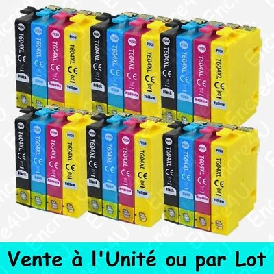 1 à 24 cartouches 604 XL compatibles avec Epson WorkForce WF 2910 2930 2935 2950 - Photo 1/4