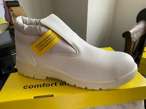 Safetoes White Catering Medical Shoes UK Size 10 EU 44 Brand New S1 Spec EN20345