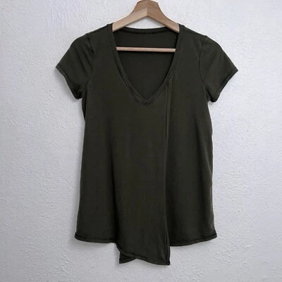 Lululemon Knot A Problem Tee Green Short Sleeve Women’s Small - Image 1 of 4