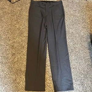 Nautica Classic Gray Dress Pant Straight Leg Professional Work Trousers R38 W32 - Picture 1 of 7