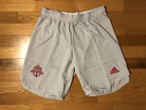 New L Adidas Toronto FC Authentic On Field Team Shorts Aeroready Gray EH8660 Cover