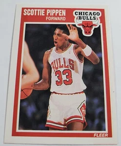 1989-90 Fleer #23 Scottie Pippen Chicago Bulls 2nd year - Picture 1 of 2