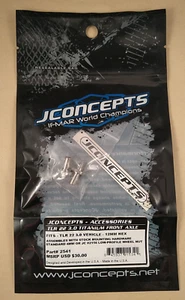 JConcepts 2541 Losi TLR 22 3.0 Titanium Front Axle 1/10 RC Buggy Car Parts - Picture 1 of 4