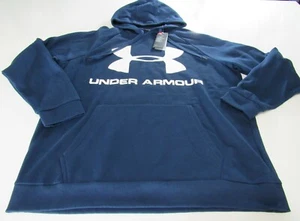 Under Armour Mens Rival Fleece Big Logo Loose Fit Hoodies Nwt - Picture 1 of 29