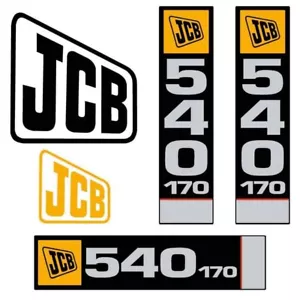 Decal Sticker Set JCB 540-170 Telehandler Decal Set - Picture 1 of 3