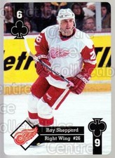 1995-96 Hoyle Western Playing Card #19 Ray Sheppard