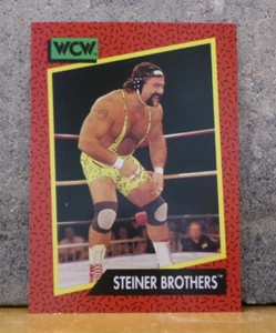 COOL OLDER WRESTLING CARD WCW STEINER BROTHERS RICK & SCOTT # 105 - Picture 1 of 2