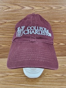Cappello Berretto College Of Charleston Legacy Cougars SC Strapback Rosso Regolabile Adulto - Foto 1 di 15