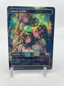 Gaea's Cradle Foil Waifu Karte für CEDH Commander und Playtest Magic MTG - Bild 1 von 2