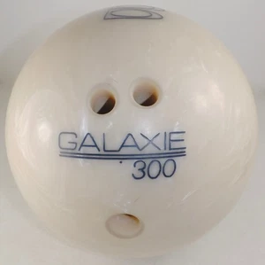 Vintage Damen Brunswick Galaxie 300 White Pearl Bowlingkugel IBE5957, 8 Pfund 3,9 Unzen - Bild 1 von 5