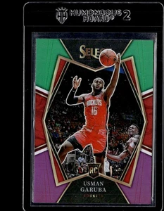 2021-22 Panini Select Green White Purple Prizms #161 Usman Garuba RC - Picture 1 of 2