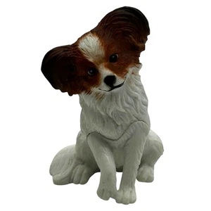 TBD Papillon Puppy Dog 2.5” Figure Toy Plastic Cake Topper Model 2011 - Picture 1 of 6
