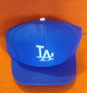 Vintage 80s Los Angeles Dodgers Sports Specialties Trucker Snapback Hat Cap Blue - Picture 1 of 4
