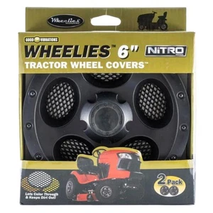 Wheelies Nitro Series - Riding Lawn Mower Tractor Wheel Covers - Snap Fit to ... - Picture 1 of 8