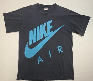 80s Nike Double Sided Print Tshirt Mens XL Single Stitch USA Made Alot of Patina - Picture 1 of 11