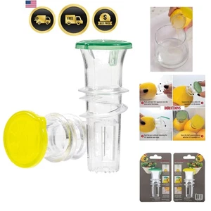Lemon Juicer 2-Pack Citrus Squeezer Handheld Juicer with Lid BPA-Free Plastic - Picture 1 of 7