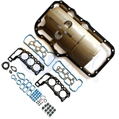 Para 2005-2010 Dodge Ram 1500 Jeep Grand Cherokee conjunto de junta de cabeça junta de panela de óleo - Imagem 1 de 4