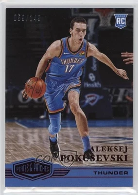2020-21 Panini Chronicles Plates and Red /149 Aleksej Pokusevski Rookie Patch RC - Image 1 of 2