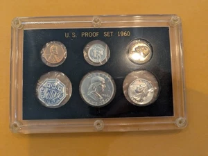  1960 Proof Set 90% Silber Original Celo 485 - Bild 1 von 2