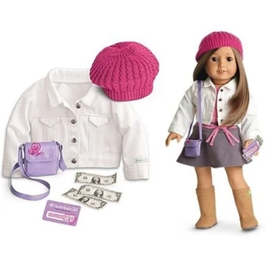 American Girl True Spirit Accesorios Muñeca Ropa Sombrero Monedero Dinero Abrigo Caja Nuevo - Imagen 1 de 10