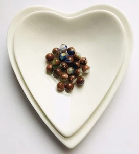 Stunning Copper Millefiori Abstract Round Millefiori Handmade Bead 21mm Pcs 21 - Picture 1 of 1