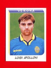 2000 Panini FOOTBALLERS - FIGURE STICKER NO. 416 - APOLLONI - VERONA - New