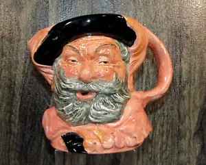 1949 Royal Doulton "Falstaff" Staffordshire Large Vintage Toby Jug Pitcher D6287 - Picture 1 of 12