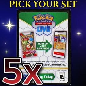 Pokemon TCG Live Online Codes - Surging Sparks, Stellar Crown, & More - 5 Codes - Bild 1 von 3