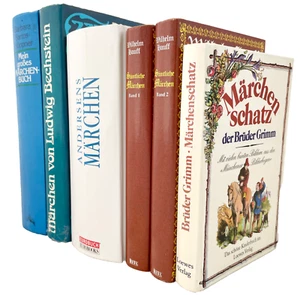 🐪 6x Märchen Sammlung - Grimm Hauff Andersen Bechstein Bücherpaket Kinderbuch - Bild 1 von 23