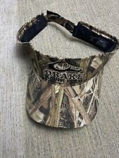 Drake Waterfowl System Duck Camo Embroidered Visor Hat Cap Adjustable Hunting