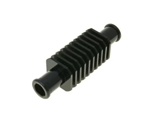 Durchlaufkühler / Minikühler Aluminium schwarz (30x103mm) 17mm Schlauchanschluss - Bild 1 von 1